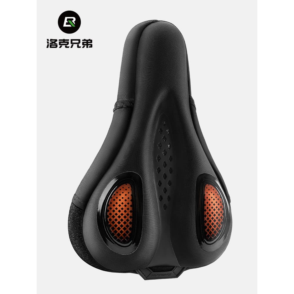 Rock Brothers Capa de almofada de assento de bicicleta espessada de Silicone confortável para homens e mulheres, Mountai