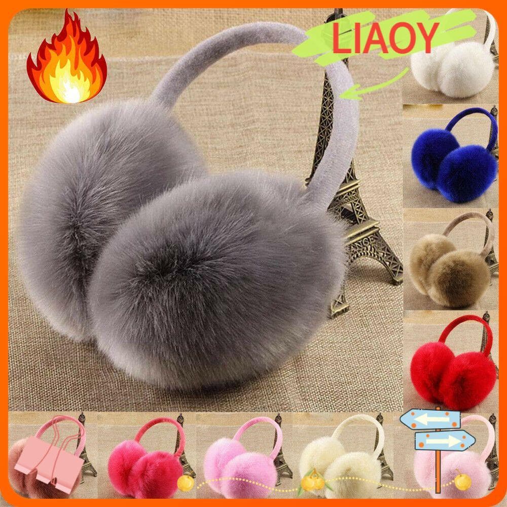 LIAOYING Earflaps Casual Fofo Macio Quente