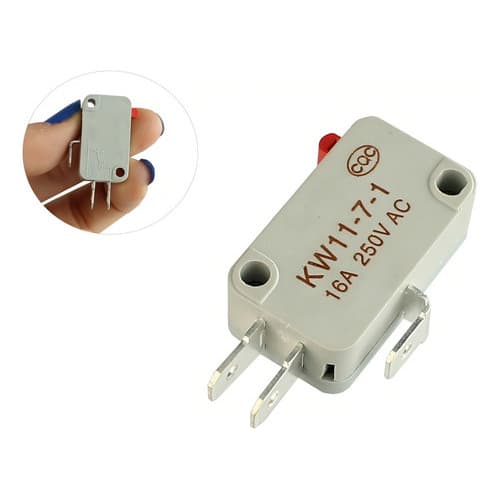 Kit 10 Chave Micro Switch Kw11 7 1 Cor Cinza
