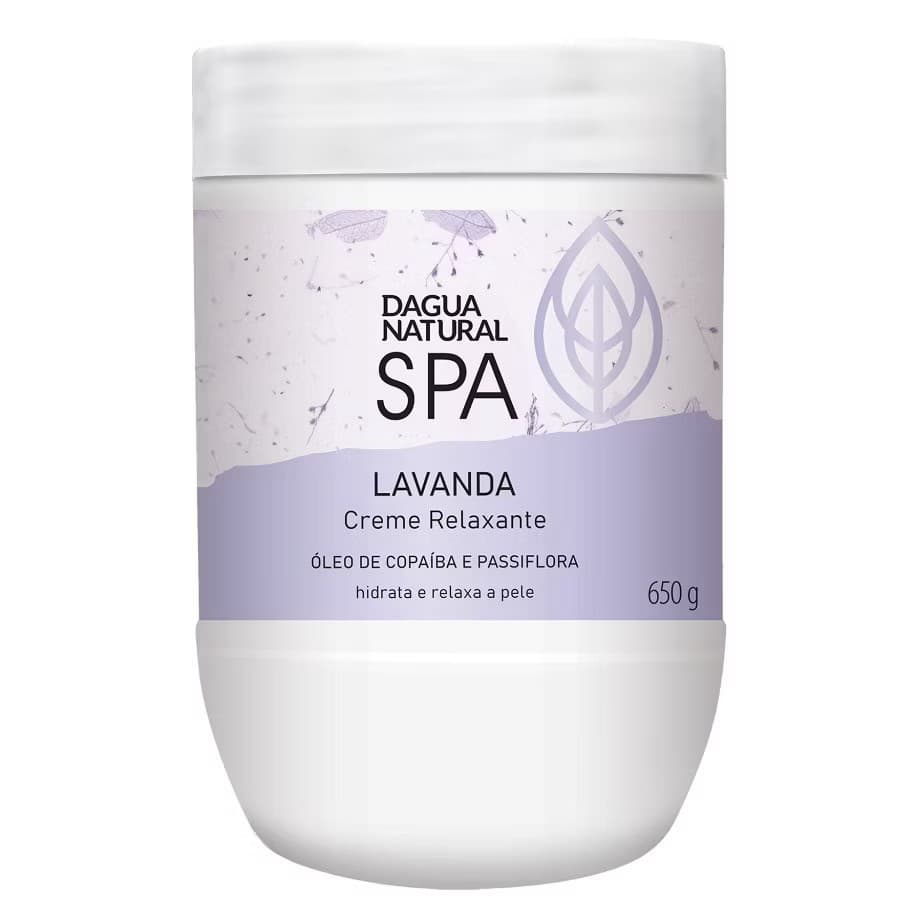 Creme De Massagem Relaxante Lavanda Dagua  650G