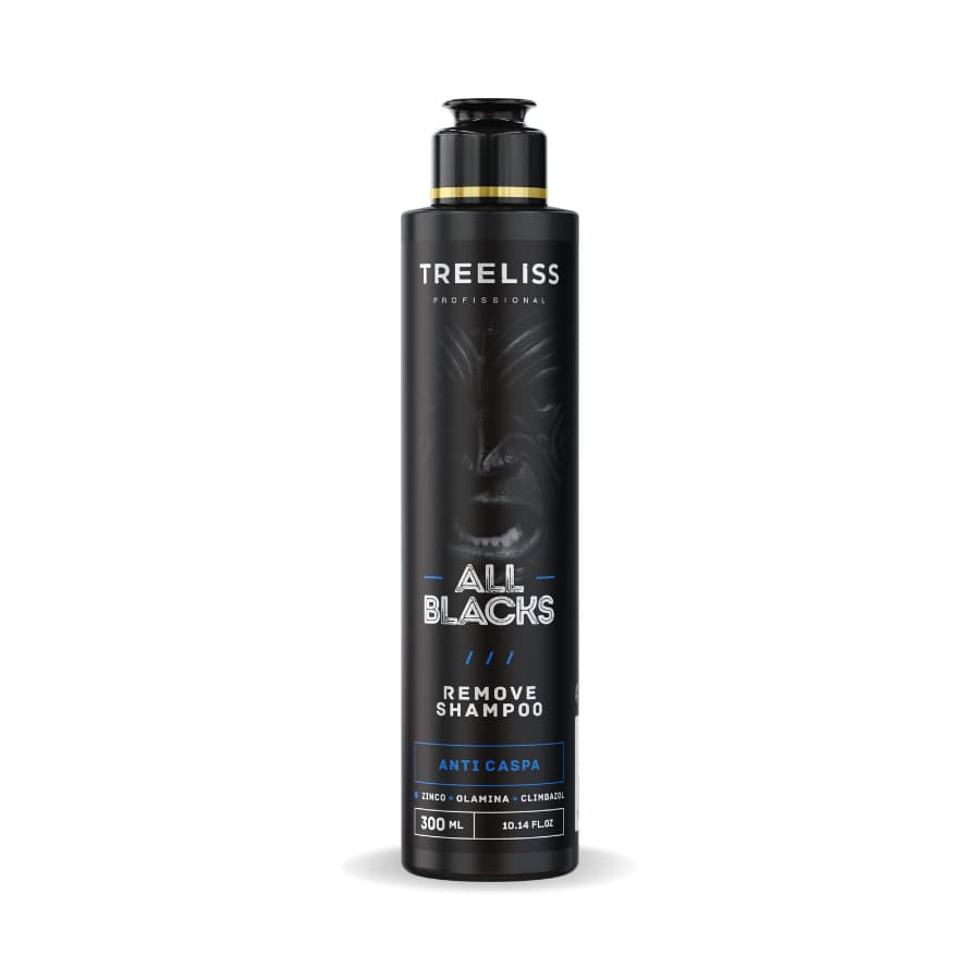 Shampoo Remove anticaspa e oleosidade All Blacks Treeliss