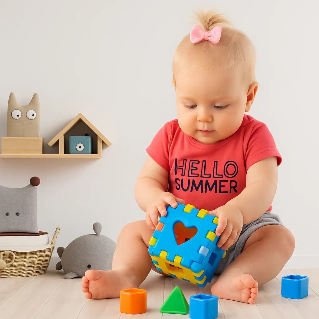 Peças 3 Cubo Didático Monta Desmonta Educativo Encaixar Crianças Bebê Presente Brinquedo