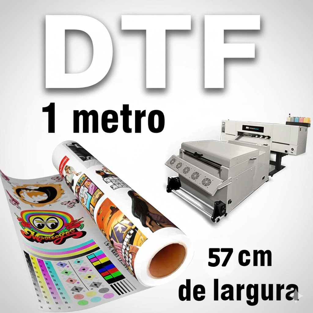 DTF Têxtil Para Estampar camisetas e blusas de Qualquer Tecido 57 cm por 1 metro Envio em até 24h
