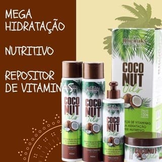 Kit Capilar Coconut Oils Com 4 Itens | Reposição de Vitaminas | Rhenuks