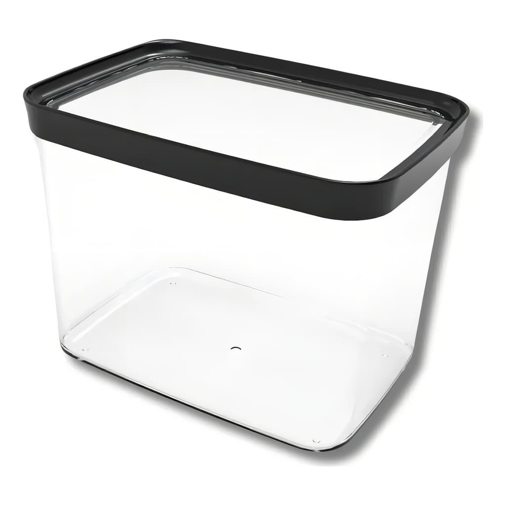 Pote Hermético Transparente 4l Acrílico Empilhável Bpa Free Arroz
