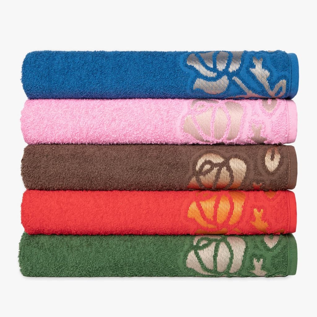 KIT C/5 Toalhas De Banho Luxo Absorção Florência - 70cm X 1,30cm