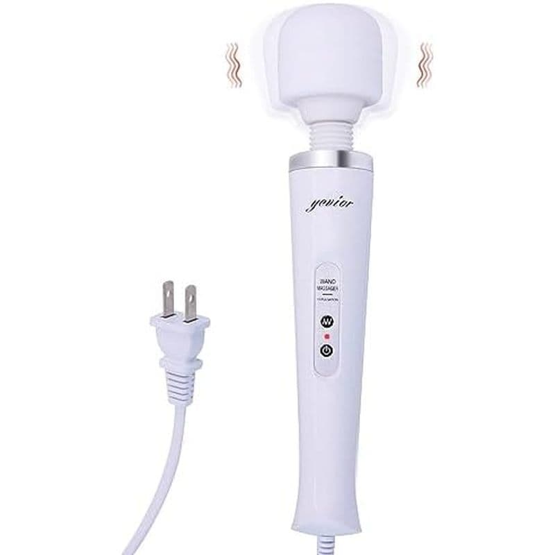 YEVIOR Massageador Portátil Poderoso Com Fio Para Costas 10 Configurações De Pulso , Pessoal De Terapia Corporal Total R
