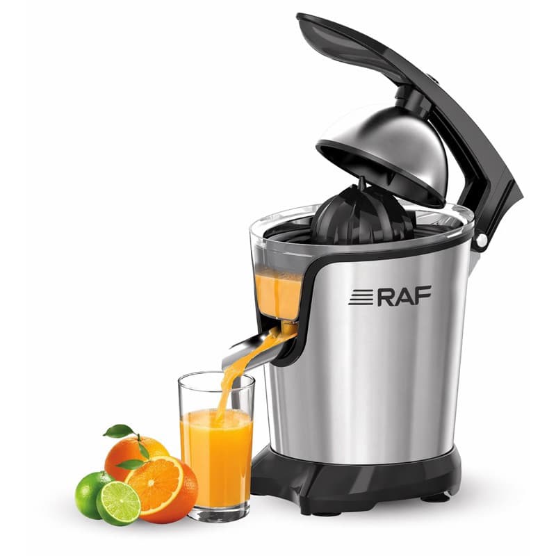 Extrator de Suco Eletrico RAF Citrus Juicer  / 400W / 620ML / 220-240V ~ 50/ 60HZ - Preto/ Inox 1 expremedor