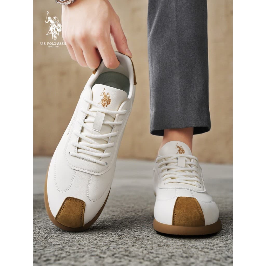 USPOLO.ASSN.Little sapatos brancos masculinos 2026 novo estilo verão respirável estilo Super quente masculino Casual sap