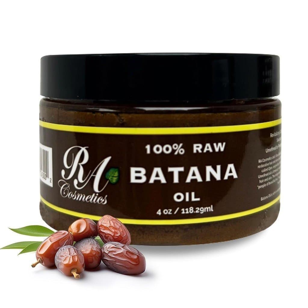 Óleo de Batana Natural Não Refinado da RA Cosmetics para Crescimento e Reparação Capilar |   Hidratante Nutritivo para C