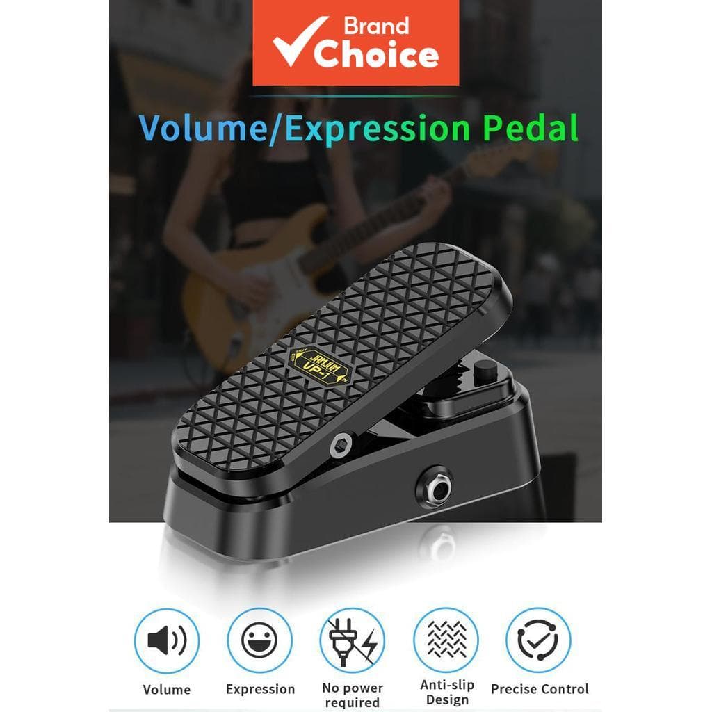 JAMJUM Pedal De Expressão De Volume Antiderrapante Modo Duplo Amortecedor Embutido Precisão Sem Ruído Para Efeitos De Gu