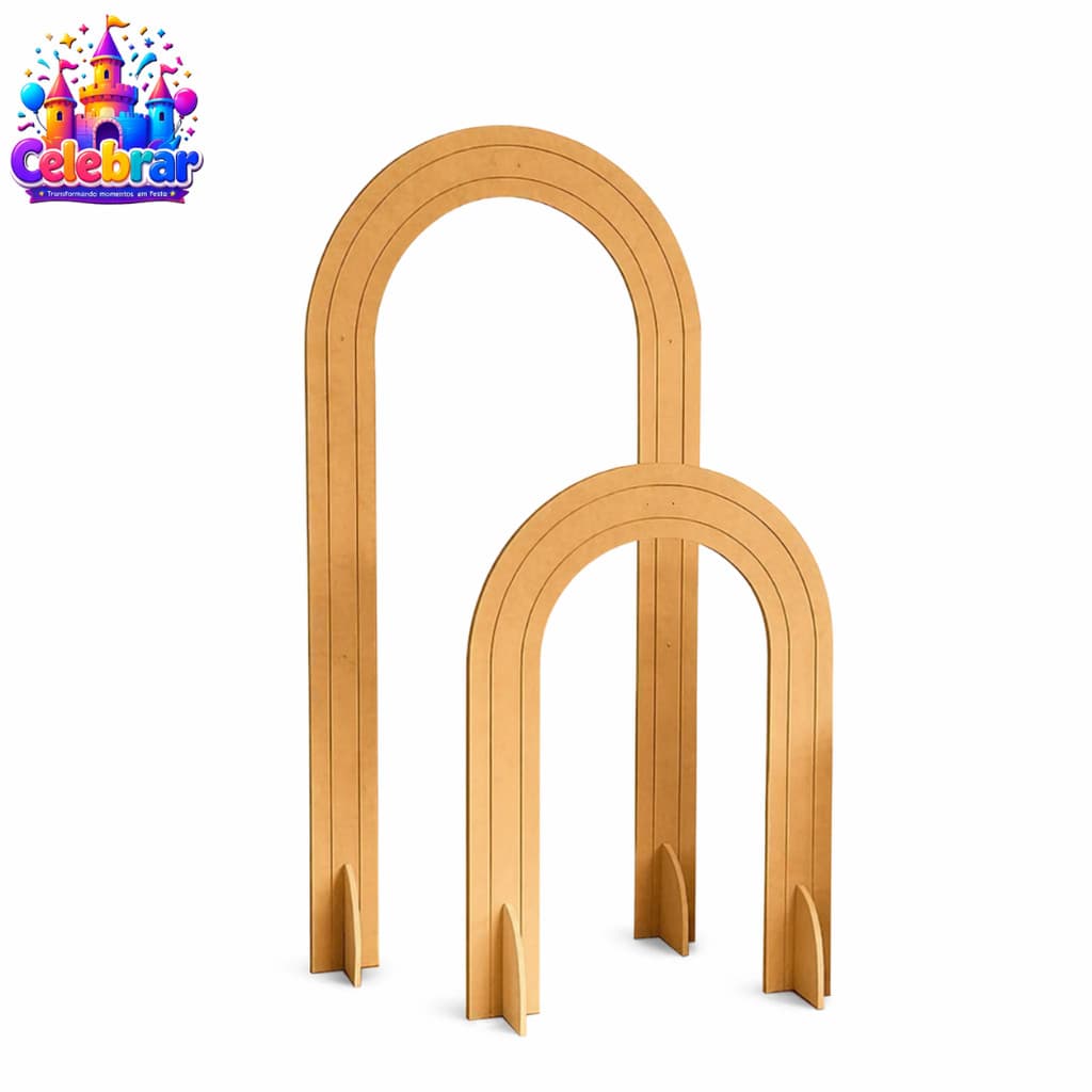 Kit Festa Pegue e Monte Painel MDF Arco Romano Decoração Completa