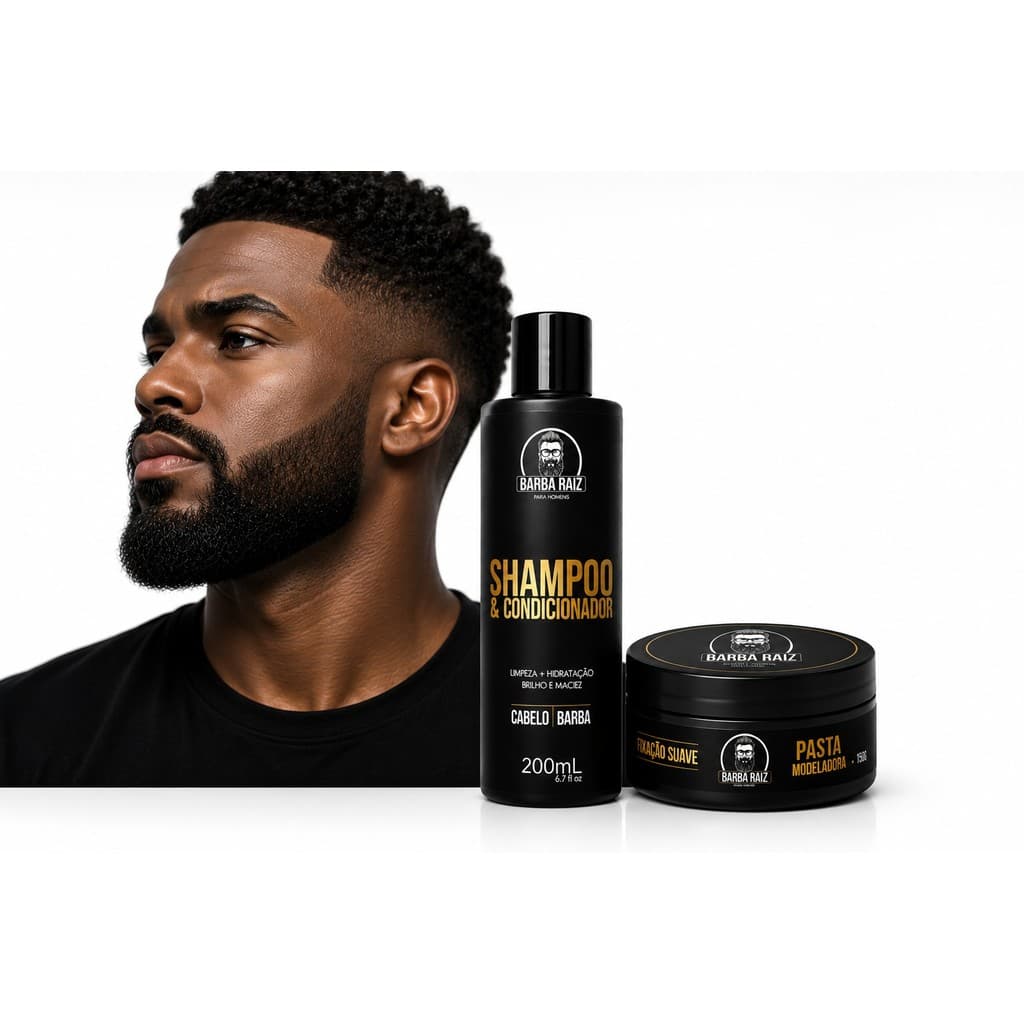 Kit Pasta modeladora e Shampoo 2 em 1 (Shampoo + cond.)