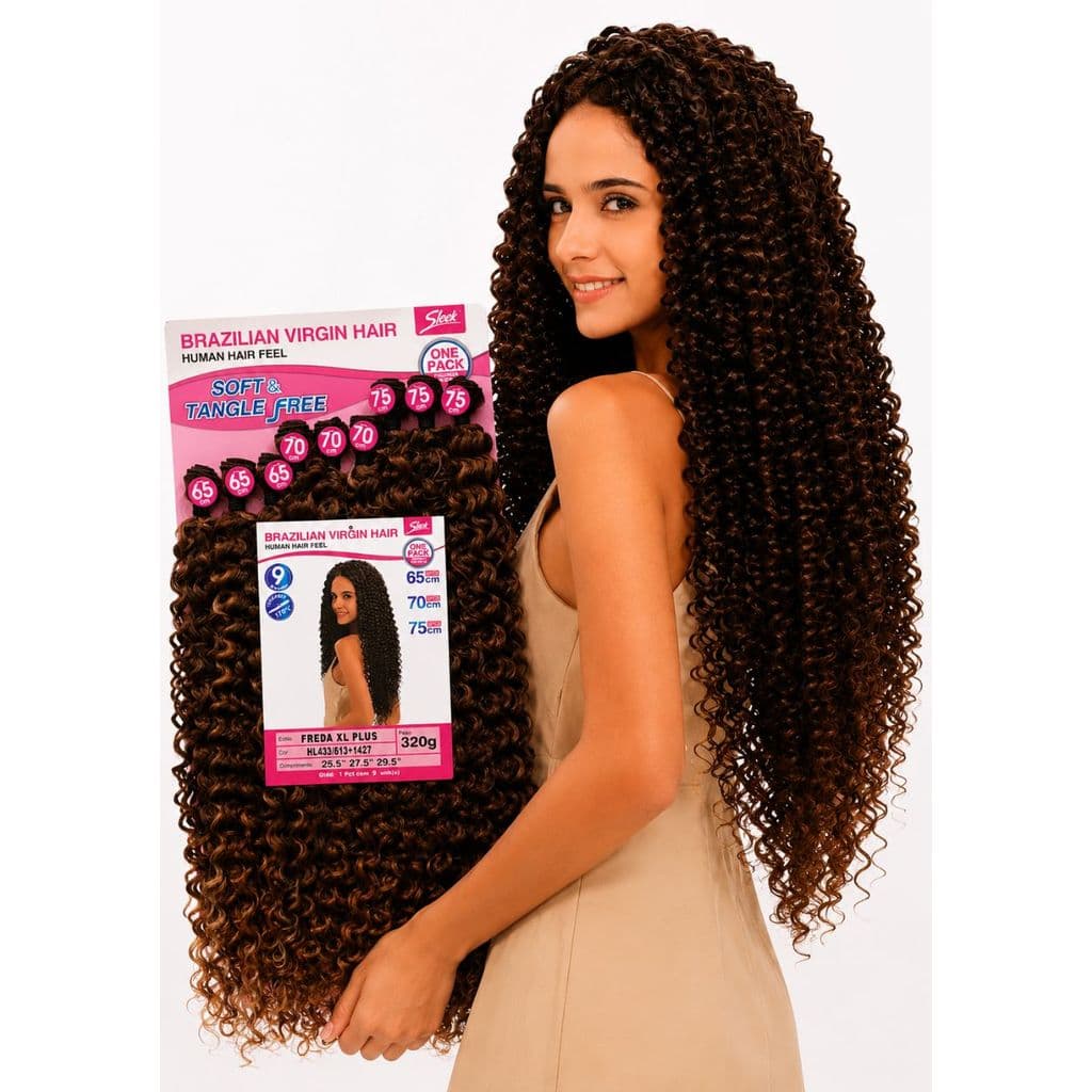 Cabelo orgânico Sleek Freda XL Plus 320G 75CM