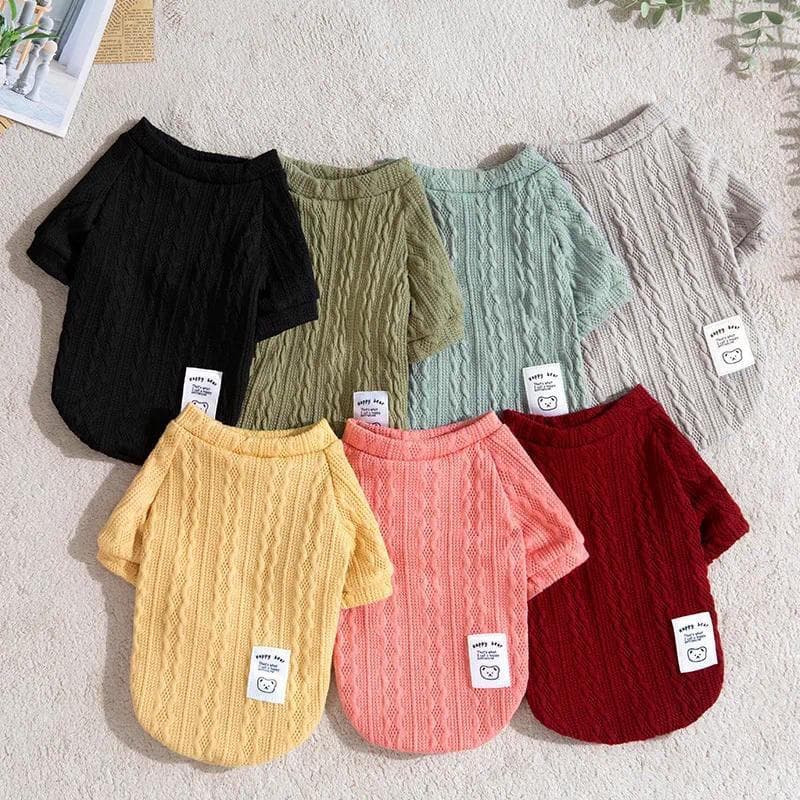 Suéteres Quentes Para Cães De Estimação , Outono E Inverno , Roupas Cachorros Gatos , Suéter De