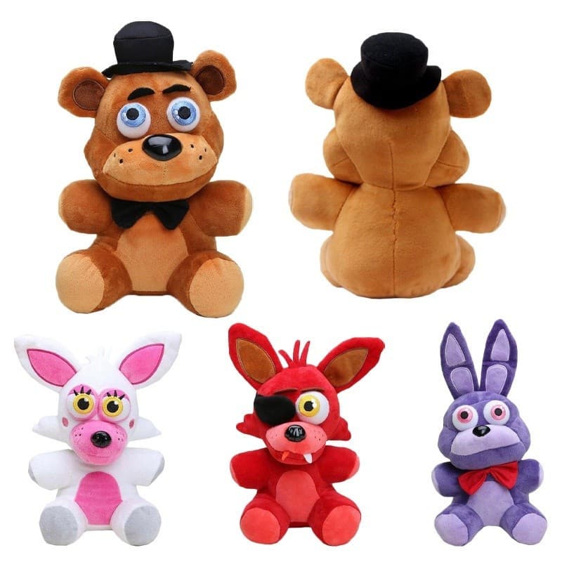 4 estilos Cinco Noites Freddy Ursinho macio Bonnie brinquedo dourado de pelúcia para crianças presente de fã LQ31