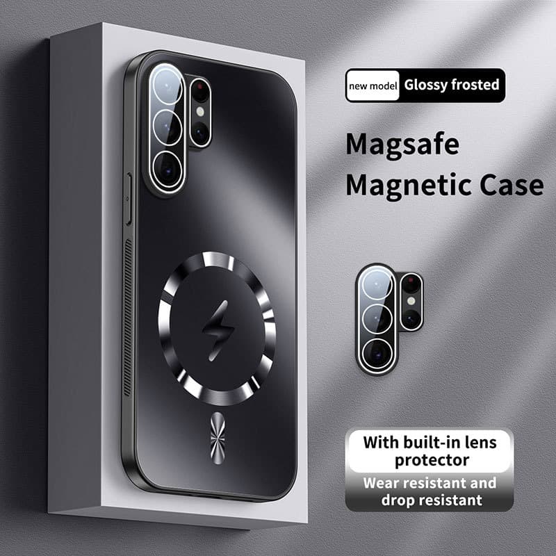 Capa Para Samsung Galaxy S26 S25 S24 Ultra Plus Telefone Magnética Capa Proteção da lente capinha
