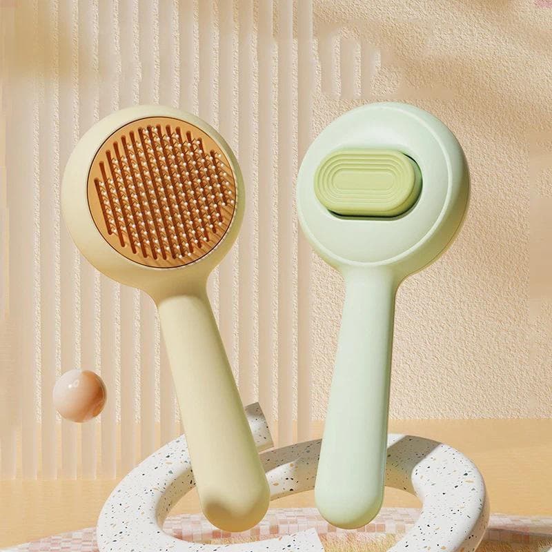 Escova Autolimpante para Animais de Estimação, Escova para Gatos, Escova de Aço com Agulhas Autolimpantes, Acessórios pa