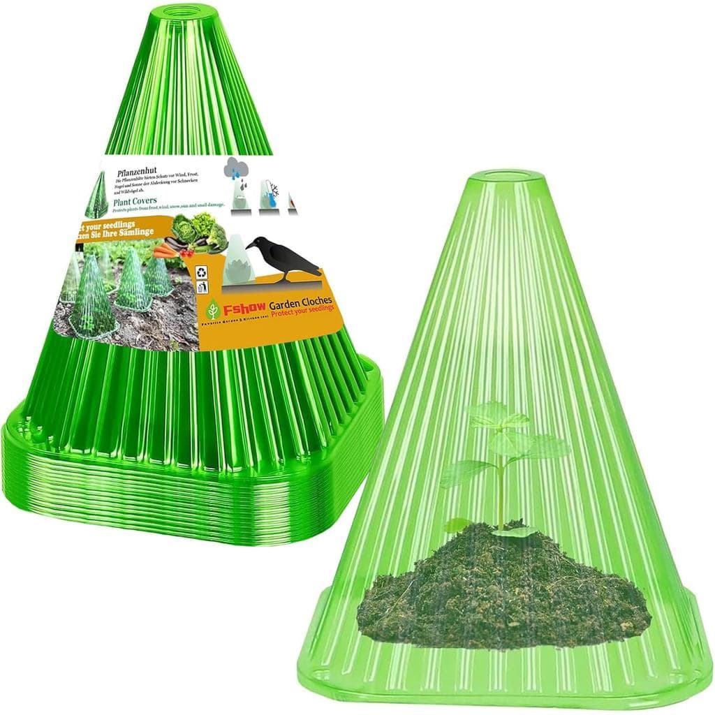 FshowGardenCloches, Pacote com 20 Capas Reutilizáveis para Plantas, Capas Protetoras para Proteção Contra Sol, Gelo, Car