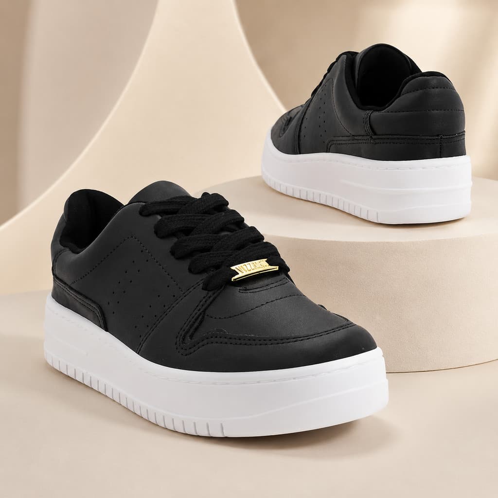 Tênis Vizzano Feminino Casual Original Flatform com Cadarço