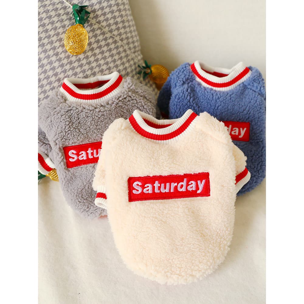 Roupas para cachorros outono inverno roupas de pelúcia leite gato Bichon luta francesa pomerânia cães pequenos filhotes