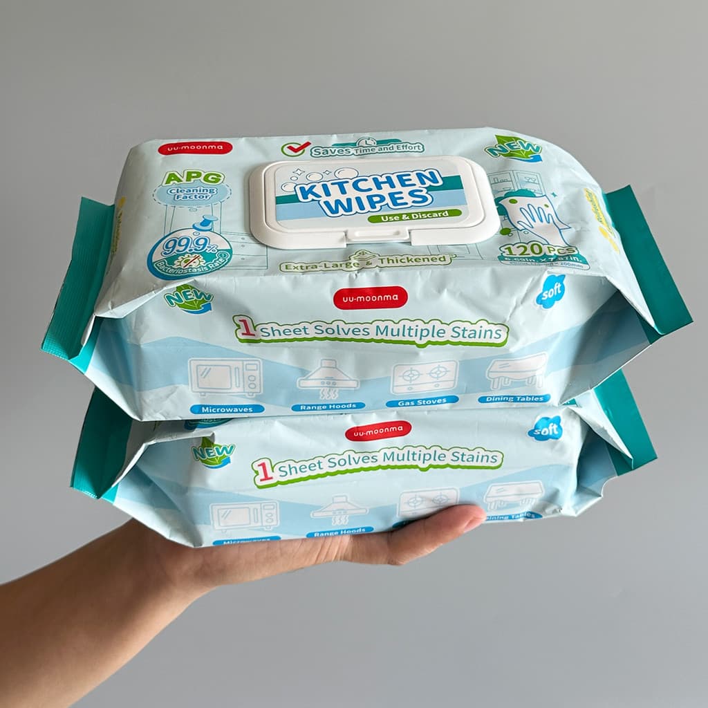 [Aroma de limão atualizado] 120 bombas pacote Extra grande toalhetes de limpeza de cozinha removem facilmente manchas de