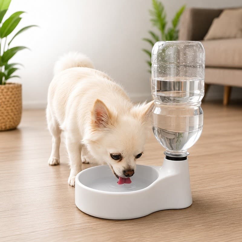 Bebedouro Autoabastecível Pet Personalizável | Compatível com Garrafa PET | Impressão 3D Premium