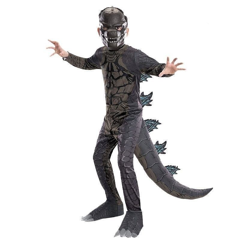 Godzilla Vs Kong Cosplay Fantasia de Halloween para Crianças