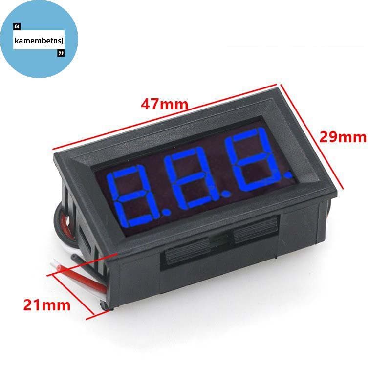 KAM Voltímetro Digital DC 100V 10A Medidor De Eletromóvel Motocicleta BR