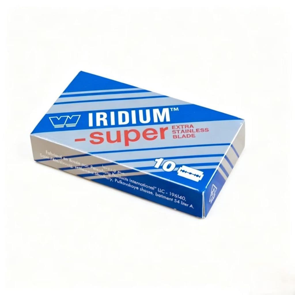 Lâmina SUPER IRIDIUM WIZAMET SUPER IRIDIUM Lâmina de barbear de segurança dupla face