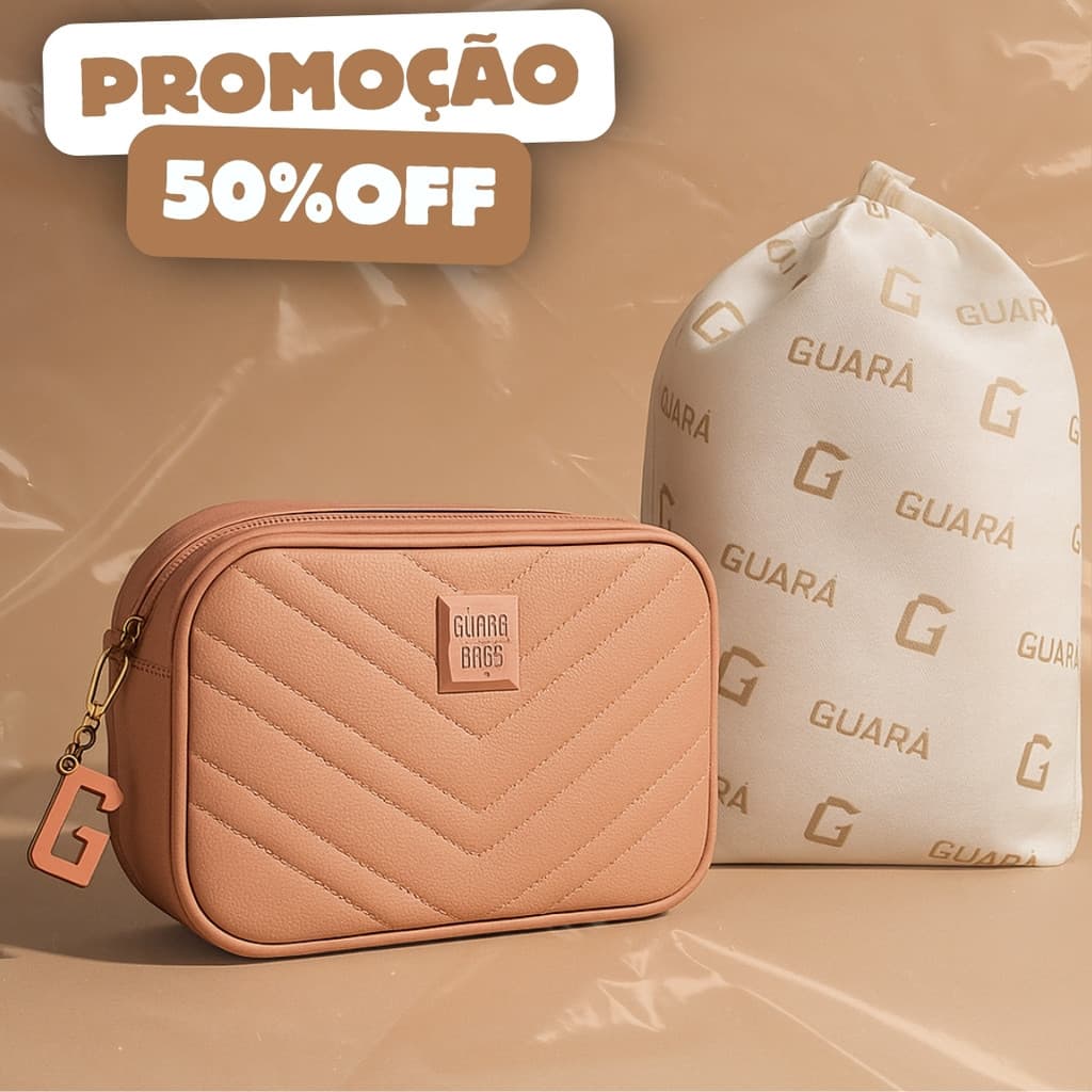 Bolsa de Ombro Feminina Guara Bags Casual Compacta Tendência 2025