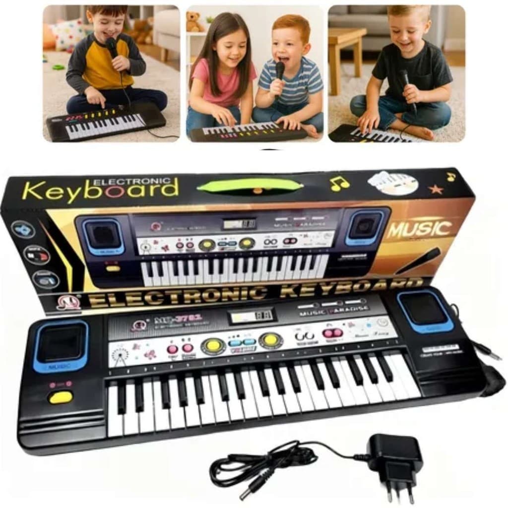 Teclado Musical De Brinquedo Infantil Presente Para Seu Filho Envio Relampago