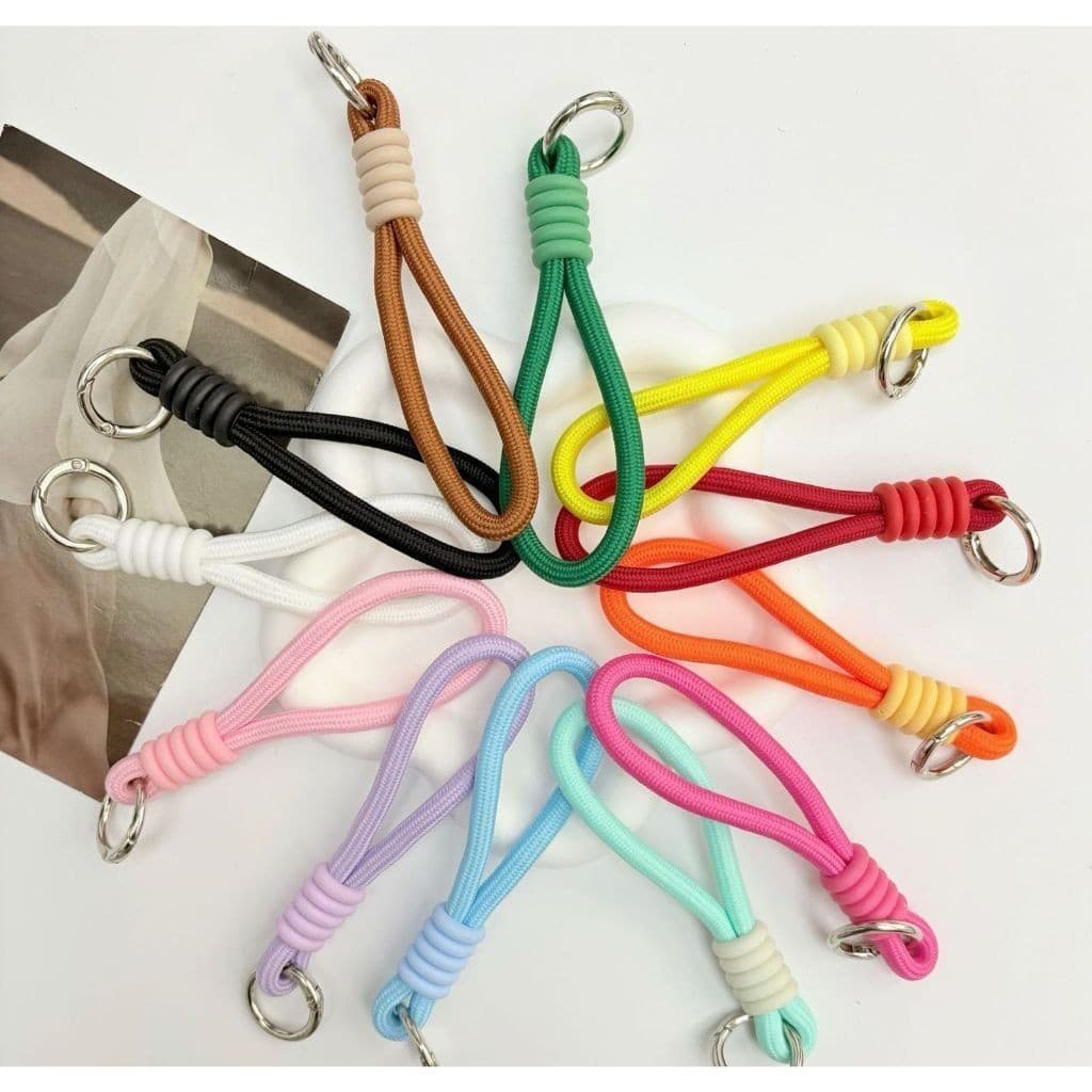 Cordão anti-perda 17cm em várias cores para acessórios eletrônicos