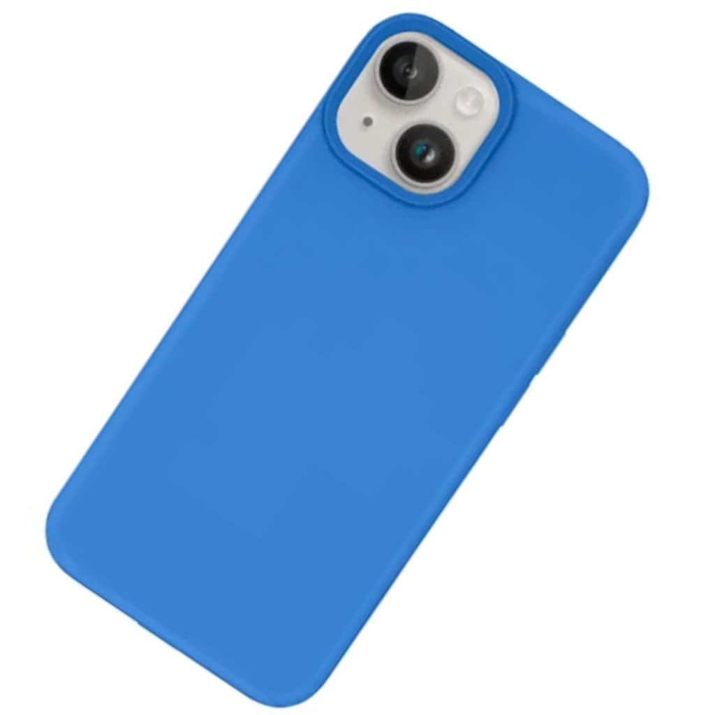 Capa Capinha Para iPhone 16 Pro Max Azul Aveludada