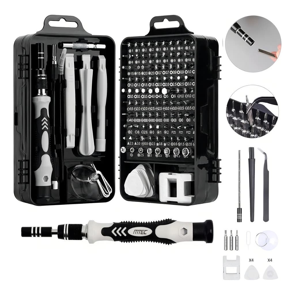 Kit Chaves Precisão 115 Peças P/ Manutenção Celular Notebook