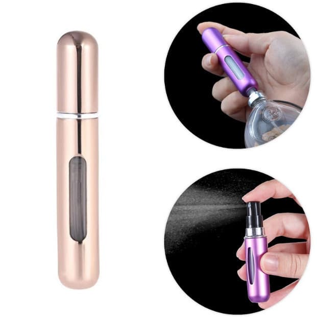 Mini Frasco Porta Perfume Recarregável Bolsa Viagem 8ml