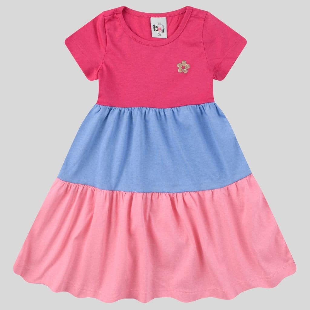 Vestido Infantil Menina 3 Marias 100% Algodão 1 ao 10 anos