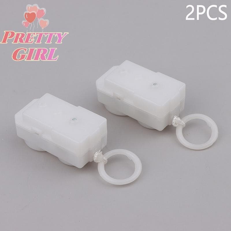 [Pretty ggirl] 2 Peças DIY Acessórios De Pelúcia Plástico Bebê Puxando Cauda Anel Ferramenta Micro Movimento Puxar Corda