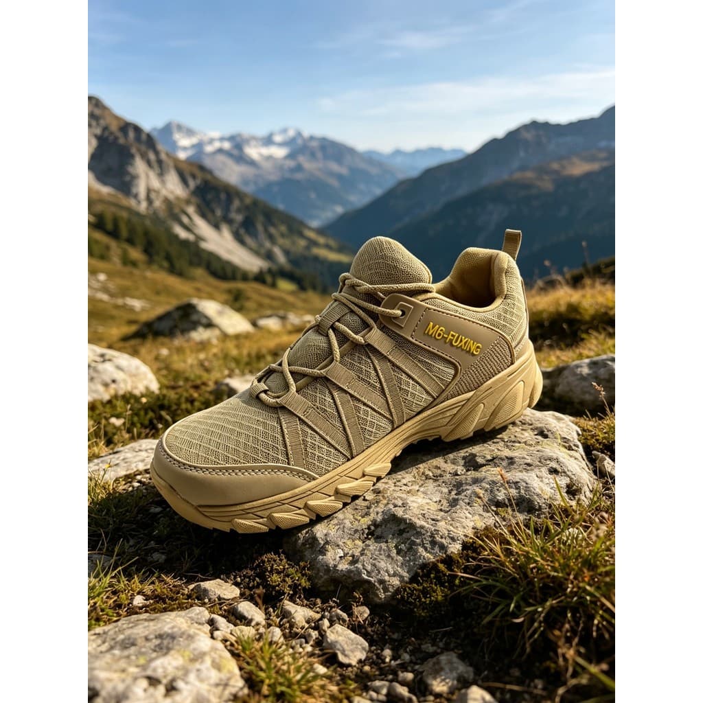 Verão respirável malha tático sapatos de assalto ao ar livre caminhadas sapatos antiderrapante resistente ao desgaste le