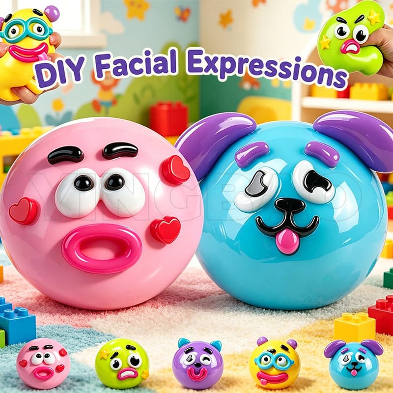 2026 Novo Smushers Squishy Tace Toy DIY Dog Face Swap Soft Taba Moldável Bonito Lento Rise Squeeze Relaxante Sensorial