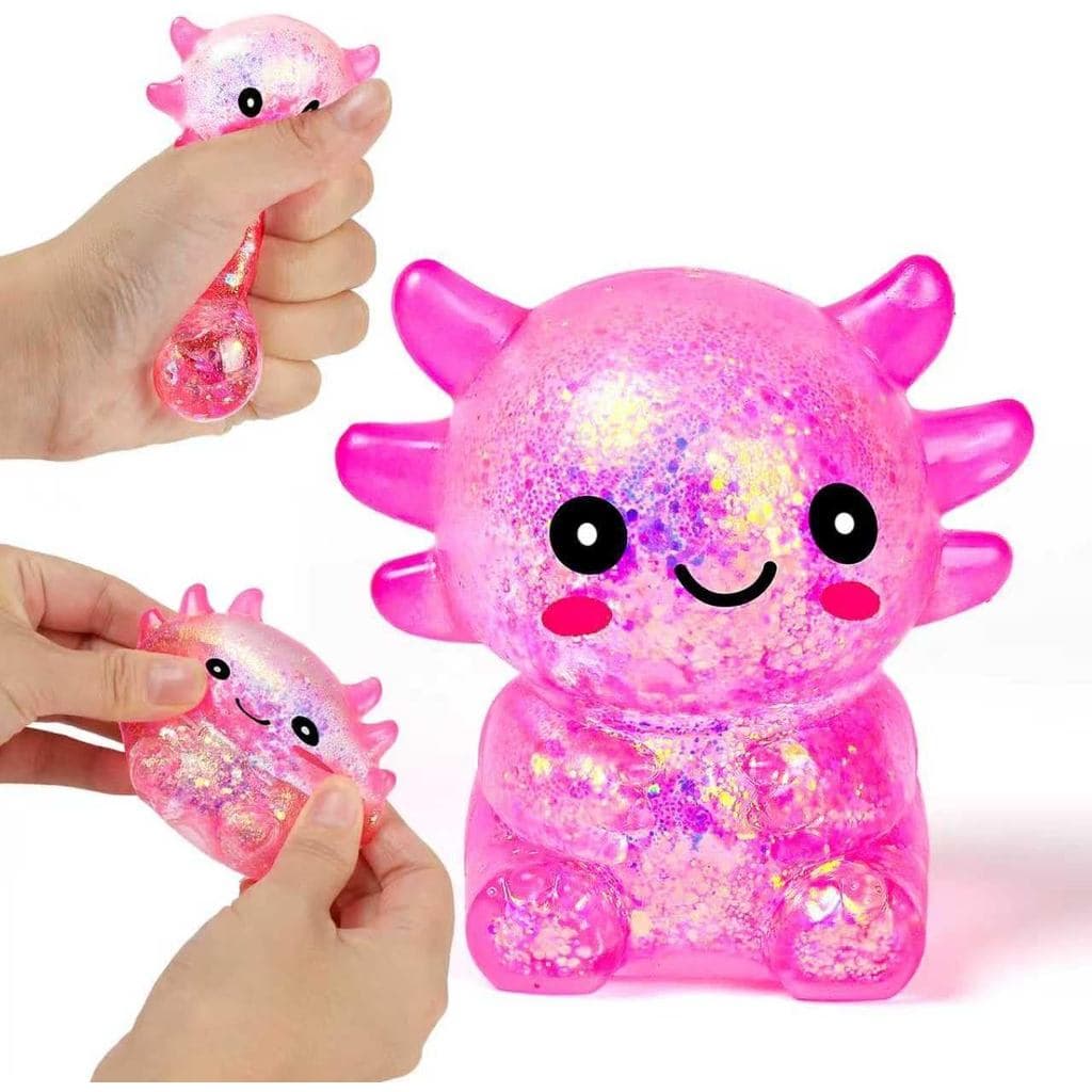 Brinquedo Antiestresse Squishy de Axolote, Bola Antiestresse Squishy de Açúcar de Malte com Formato de Axolote, Adequado