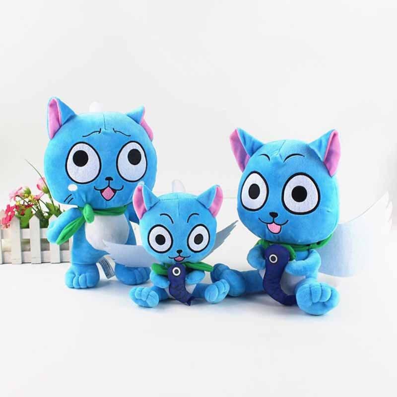 Boneco de Pelúcia Flexível da Série IDNB do Anime Japonês "Fairy Tail" de 17-30cm