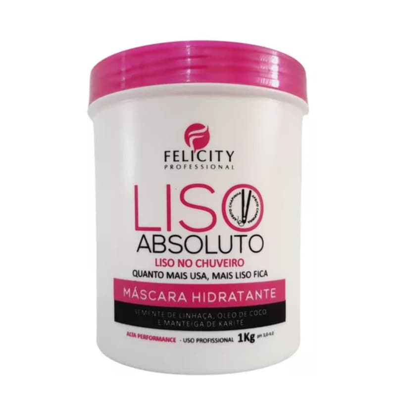 Máscara Capilar Hidratante Profissional Liso Absoluto Felicity 1kg