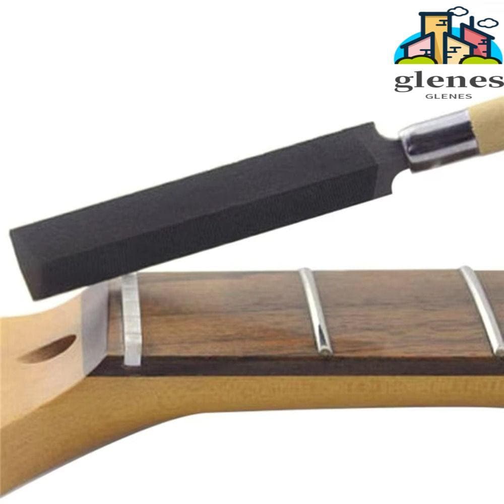 GLENES Arquivo De Moagem De Guitarra , Travesseiro De Corda De Slot De Porca Ferramenta De Fabricação De Reparo De Corte