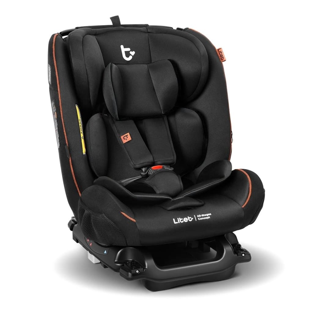 Cadeirinha Infantil para carro Litet Isofix All Stages Concept 0-36 kg Preta