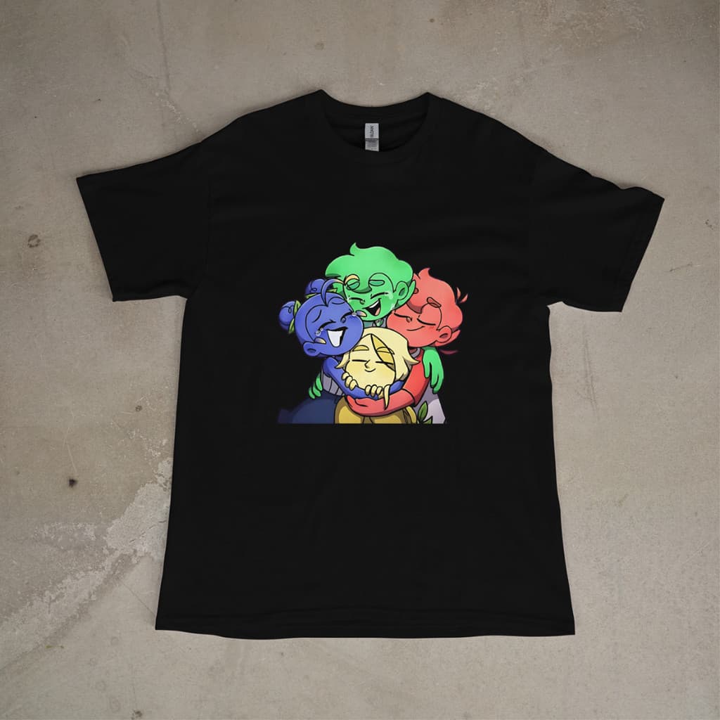 Camisa Infantil e Adulto Lançamento Abraço Coletivo - Edição Especial Mundo Torajo Camiseta Unissex 100% Algodão