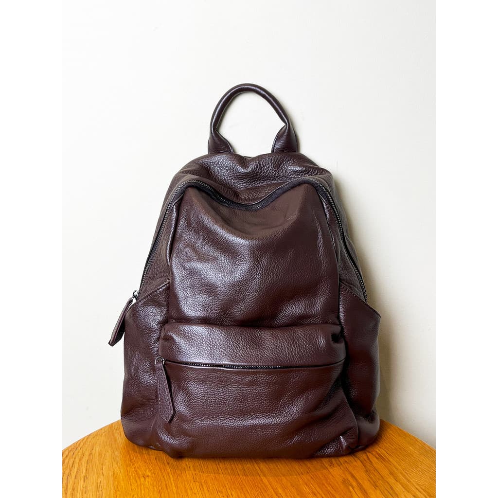 Couro macio mochila de couro genuíno bolsa feminina primeira camada de couro senhoras mochila de viagem saco de escola d