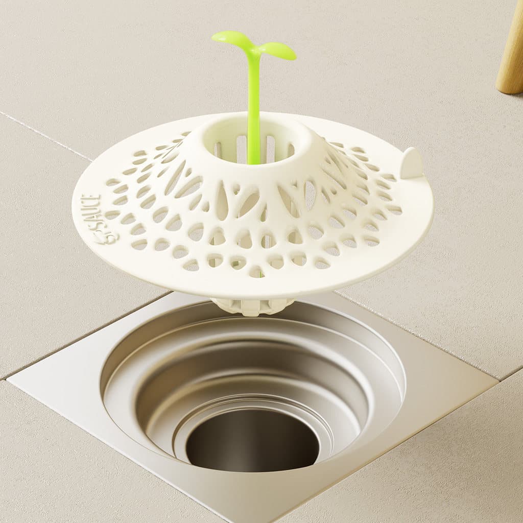 Filtro de drenagem de piso de Silicone malha esgoto do banheiro anti-cabelo dreno de chão lavatório dreno anti-entupimen