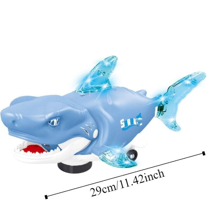 BREPOCH Brinquedo Interativo De Tubarão Rastejante , Com Simulação De Som , Balançando , Brinquedos De Peixe De Plástico