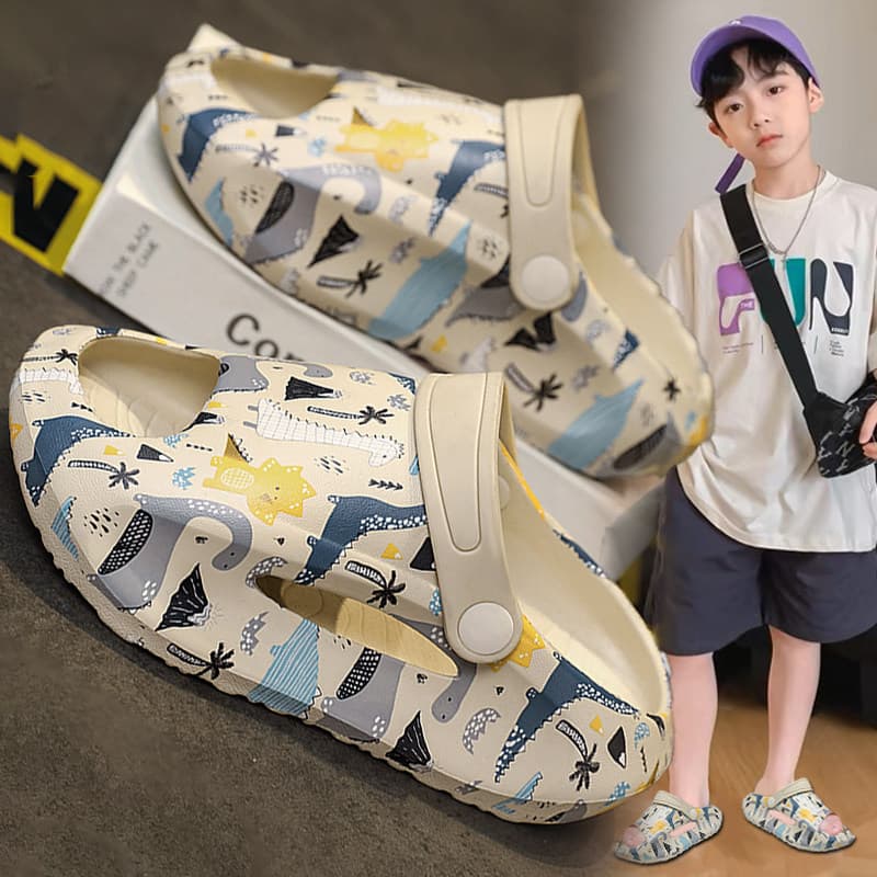 Chinelos para meninos 2026 novo estilo infantil exterior usar sandálias de praia meninos antiderrapante anti-Odor pisand